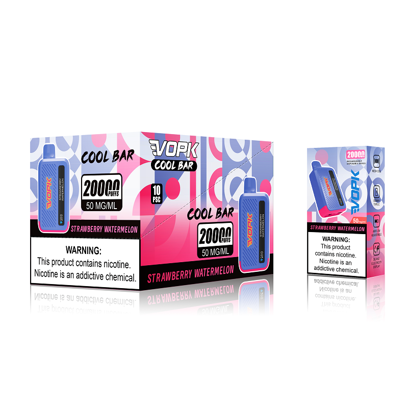 【20000回吸引】VOPK Cool Bar 20000 電子タバコ 使い捨て 20000パフ 大容量 ベイプ ノンニコチン VAPE 超大容量 長持ち コスパ最強 禁煙 初心者おすすめ - 画像 (7)