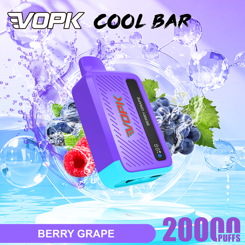 【20000回吸引】VOPK Cool Bar 20000 電子タバコ 使い捨て 20000パフ 大容量 ベイプ ノンニコチン VAPE 超大容量 長持ち コスパ最強 禁煙 初心者おすすめ - 画像 (3)
