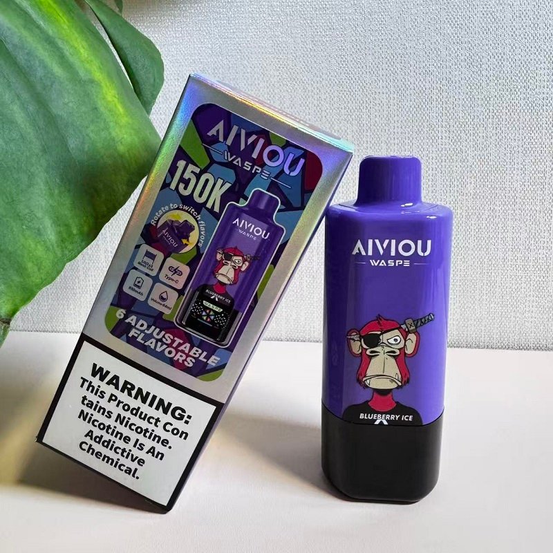 WASPE AIVIOU 6 in 1 | 150,000パフ 大容量使い捨てVAPE —— フレーバー切り替え機能搭載 - 画像 (7)
