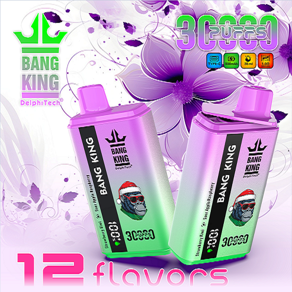Bang King 30000 Puffs｜デュアルフレーバー搭載の大容量使い捨て電子